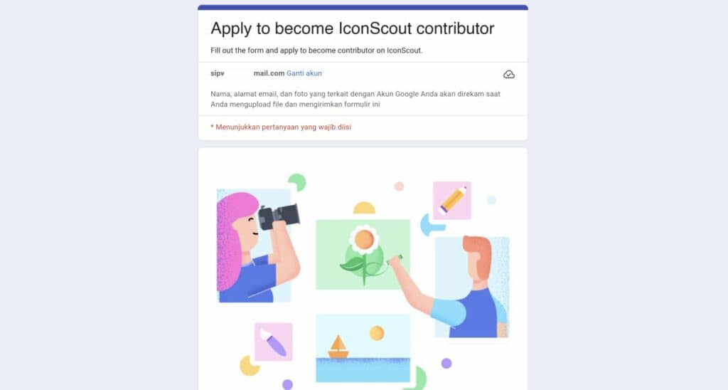 Mengisi Formulir Pendaftaran