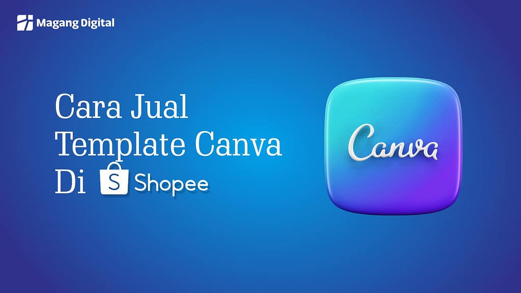 cara jual template canva di shopee