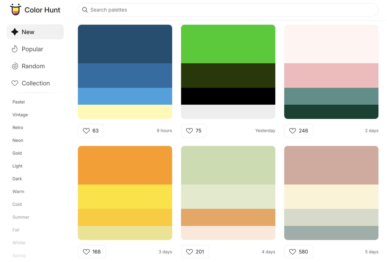 Set Warna yang Cocok untuk Desain