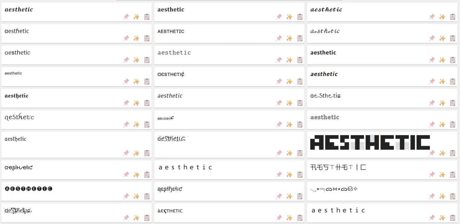Gunakan Font yang Estetik