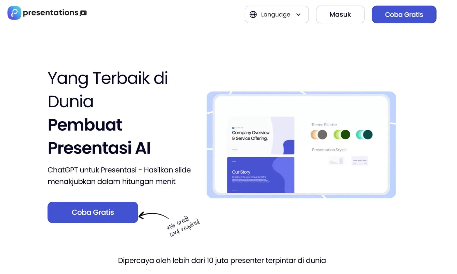 Presentations AI Versi Beta