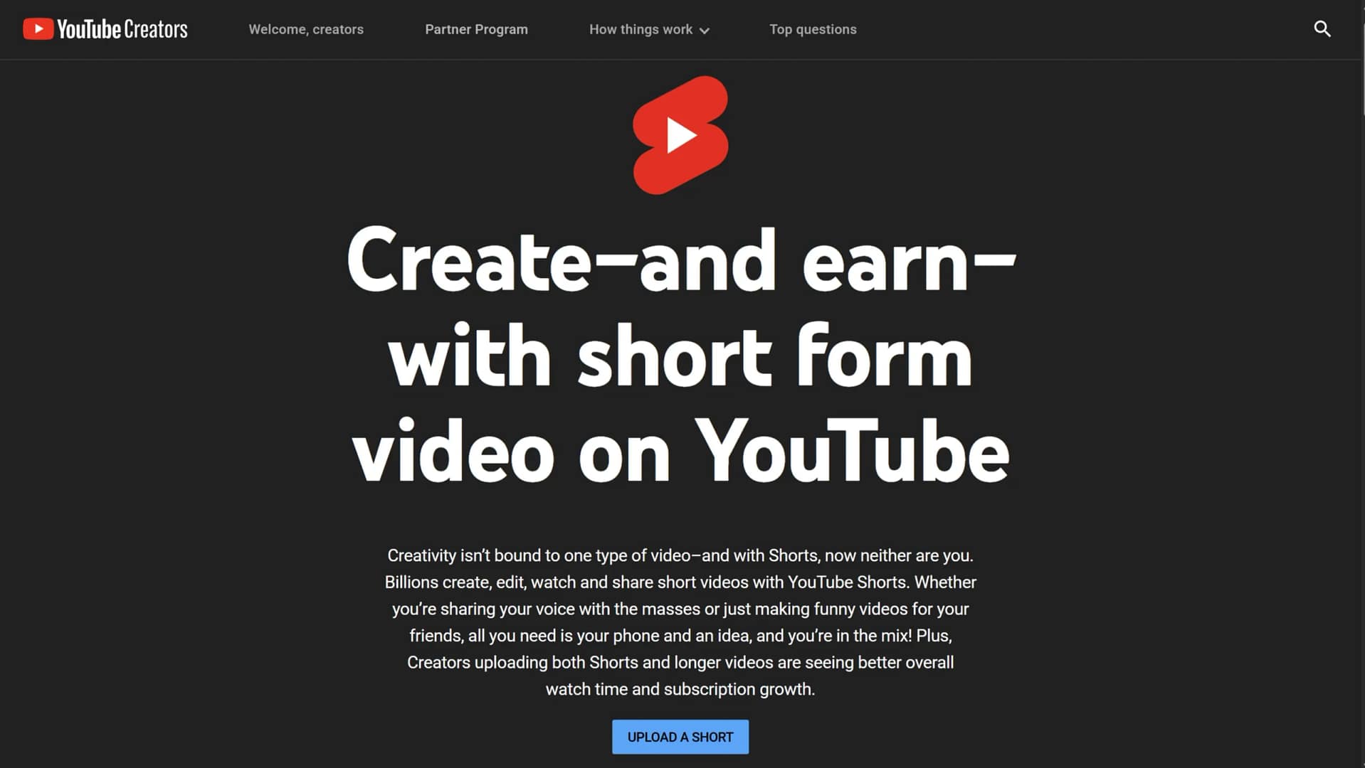 Cara dapat uang dari YouTube Shorts