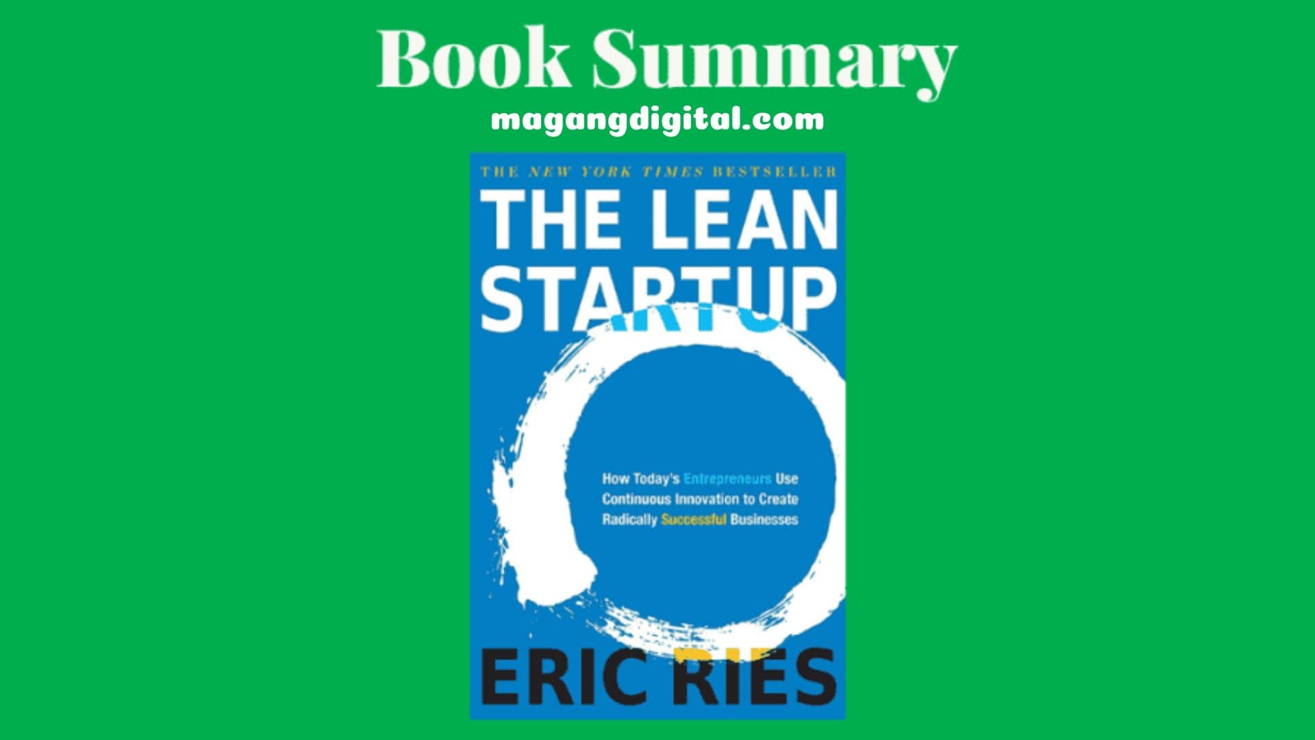 Buku ‘The Lean Startup’ Karya Eric Ries