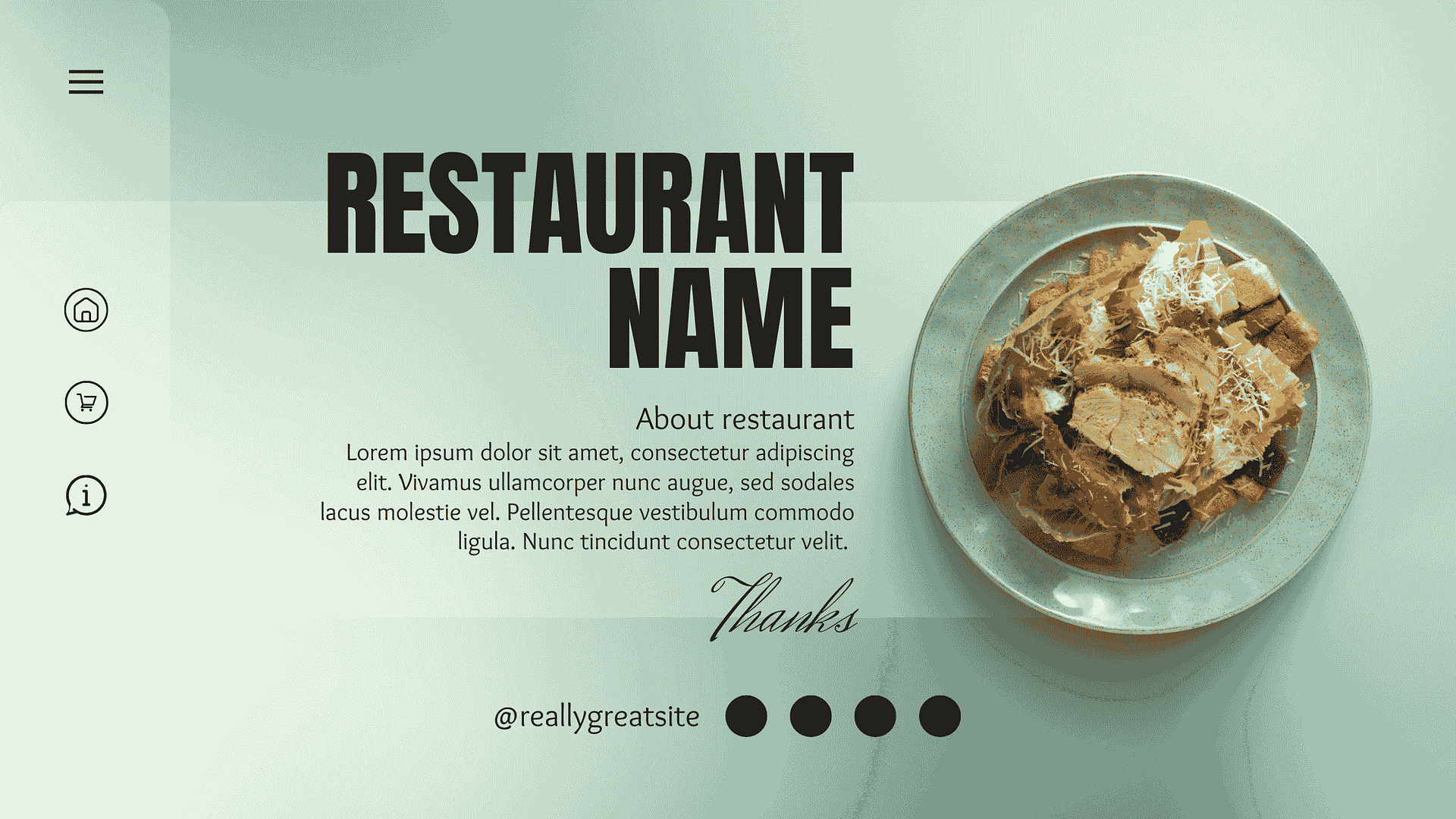 Contoh Blogger Makanan