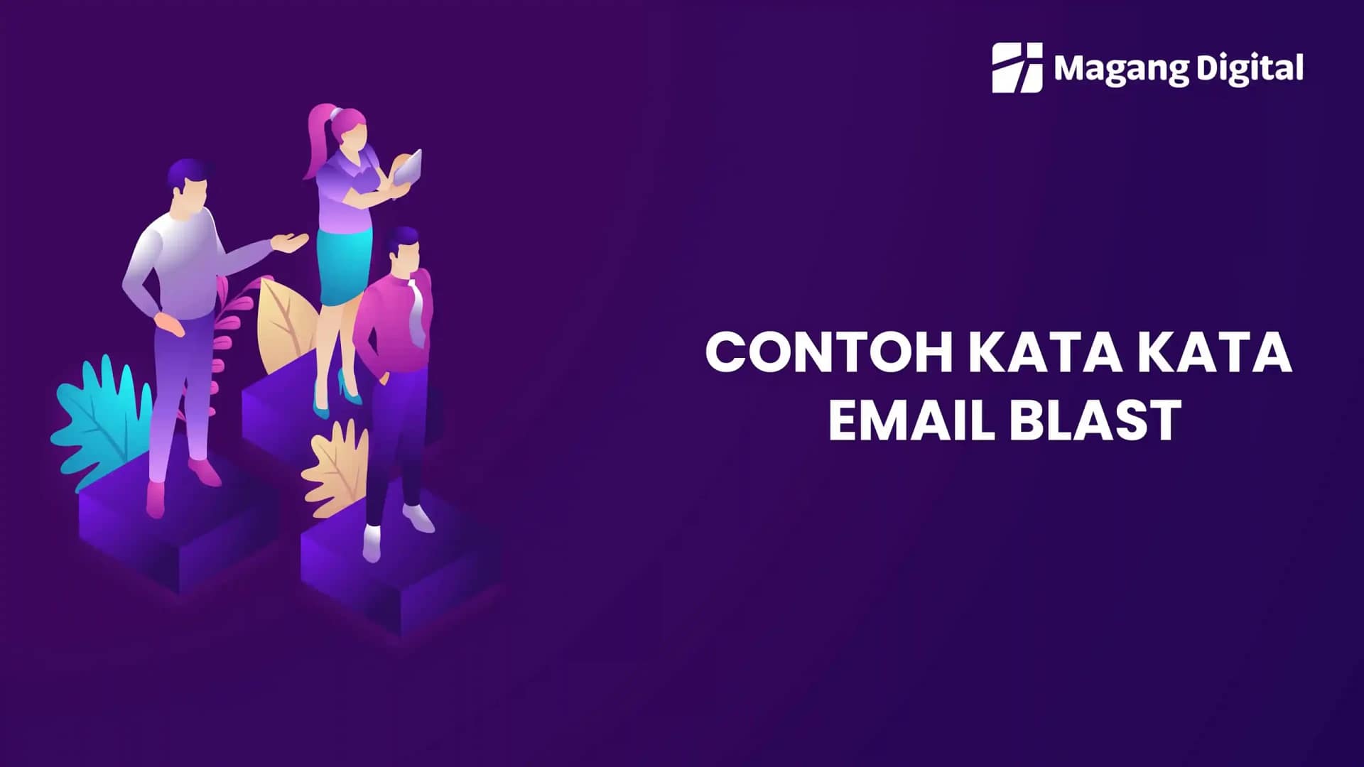 contoh kata kata email blast