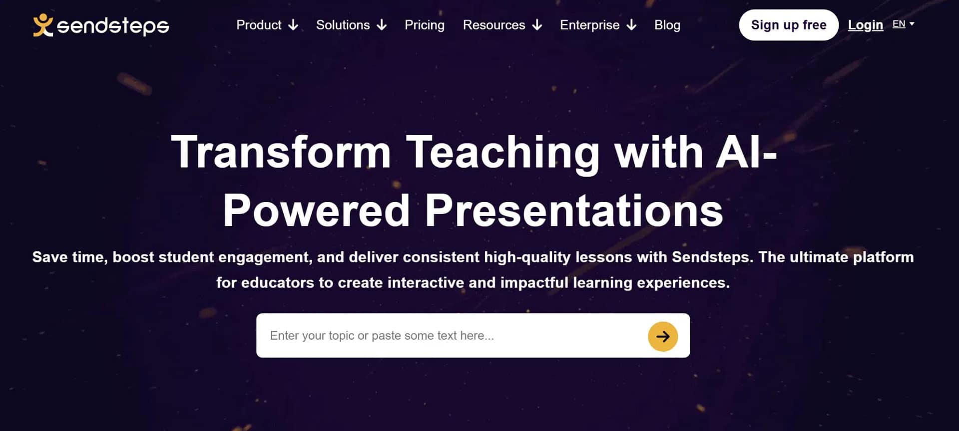 Sendsteps dengan Bantuan Kecerdasan Buatan