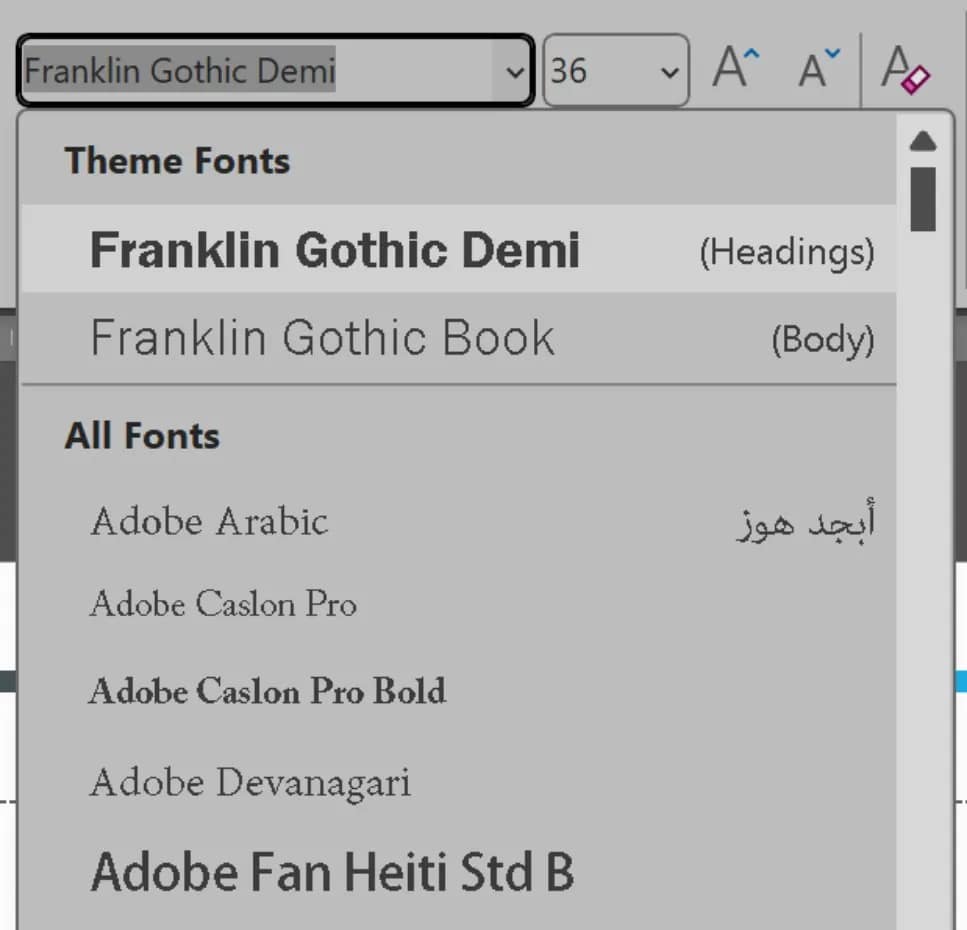 Mengatur Font